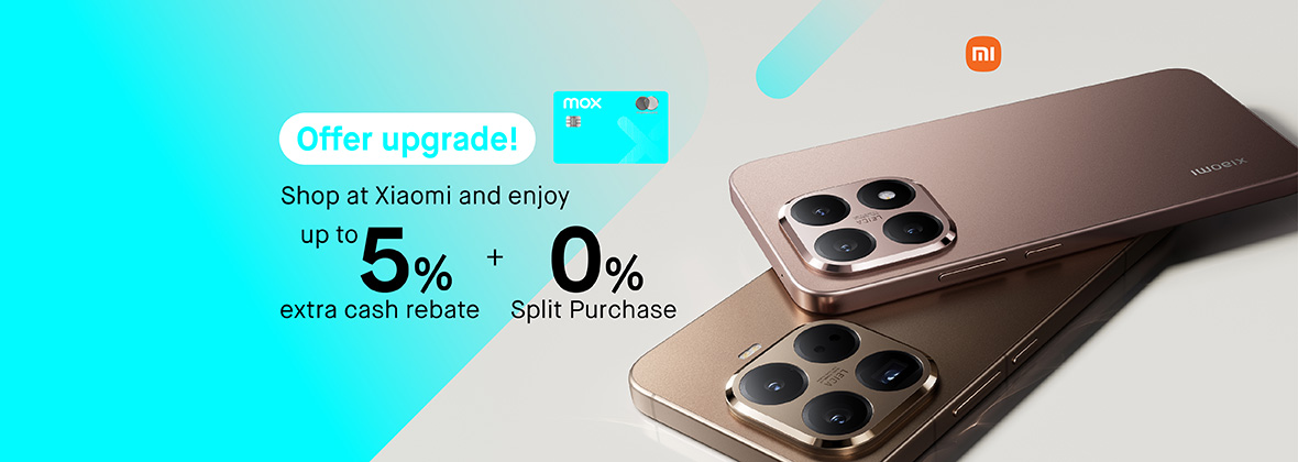 Great bang for your buck📱👀 The all-new Xiaomi 15T Series phones are here! Shop at Xiaomi and enjoy up to 5% extra cash rebate + 0% Split Purchase + up to HKD1,700 welcome cash reward